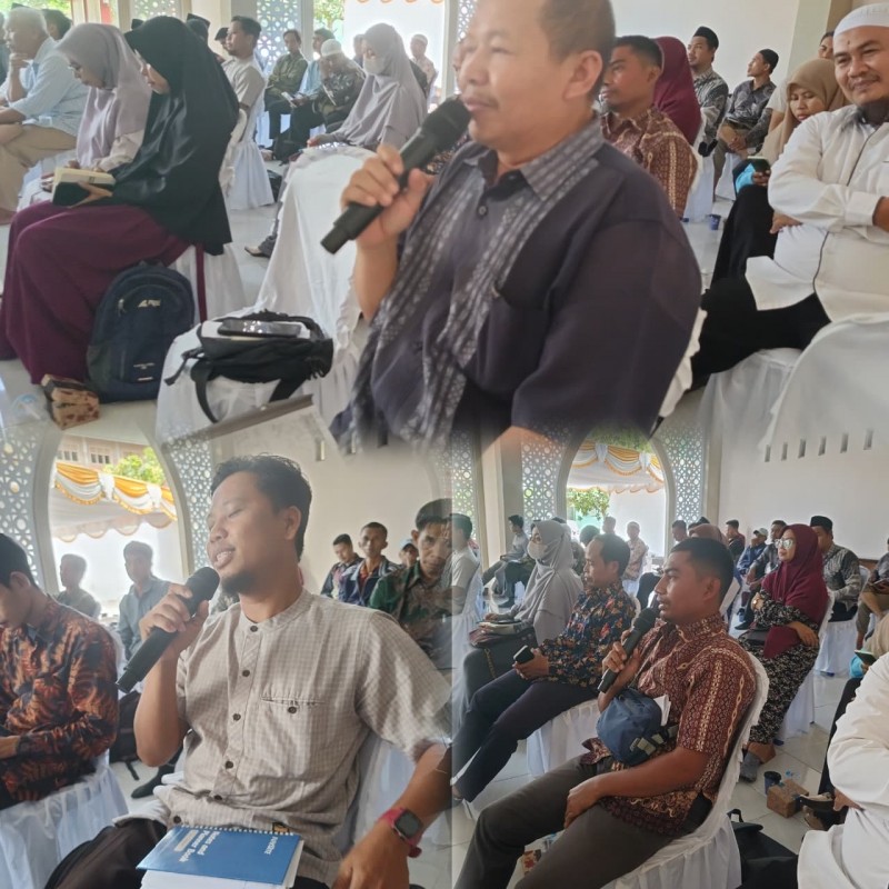 Sesi Tanya-Jawab Yang Dinamis, Sejumlah Kepala Sekolah Mengungkapkan Beragam Persoalan Yang Selama Ini Dihadapi Sekolah Swasta di Kabupaten Lombok Timur